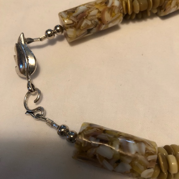 Handmade necklace, bracelet, earrings & scarf - Picture 4 of 4